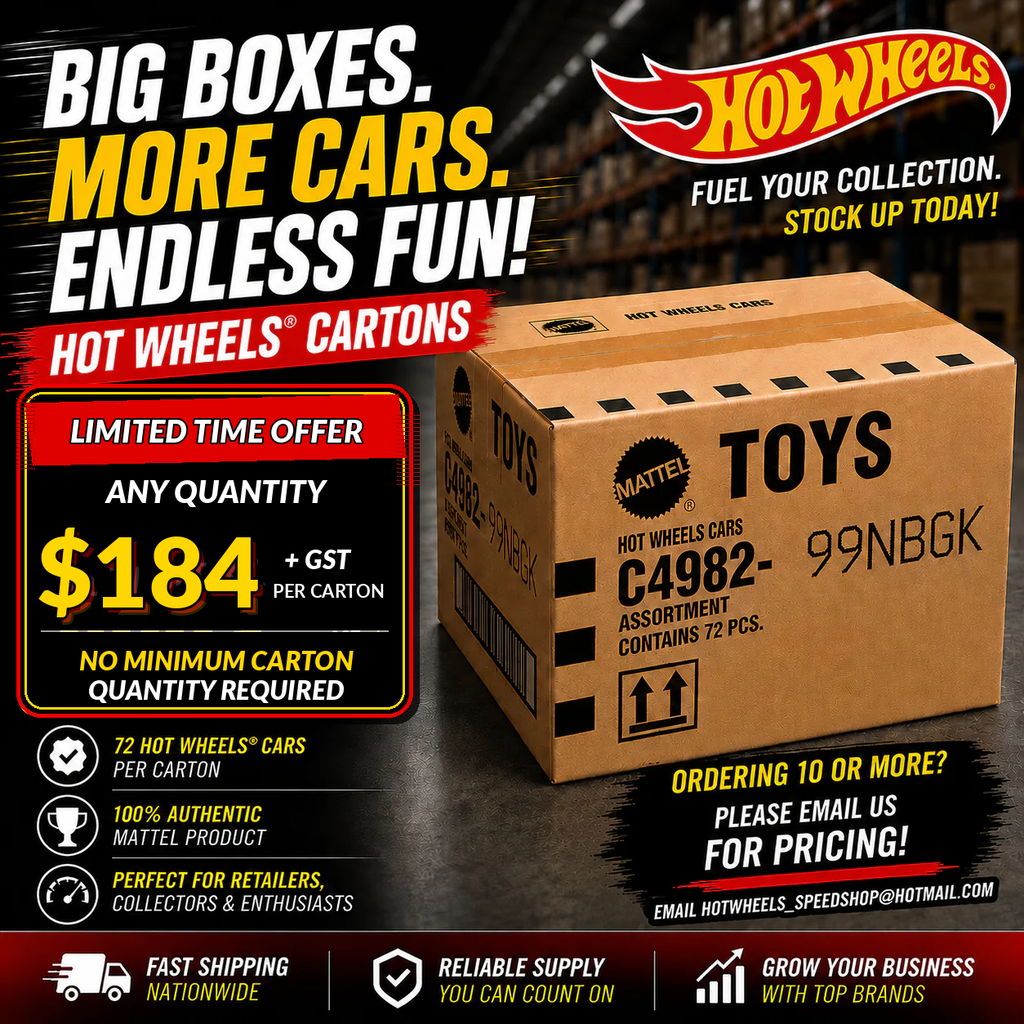 Hot Wheels 2026 Case - Long Cards Wholesale Box (72 pcs)